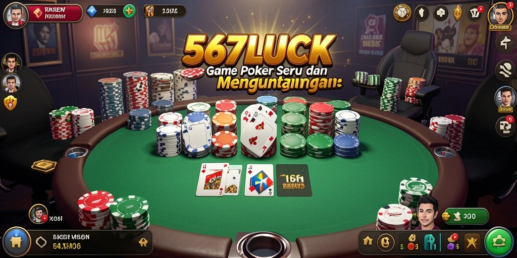 Gameplay seru di 567LUCK memperlihatkan aksi Poker yang mendebarkan.