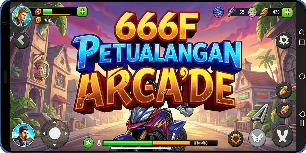 Tampilan gameplay seru dari 666F yang penuh aksi dan petualangan.