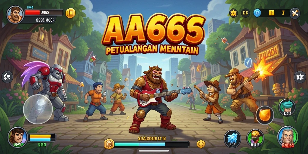 Screenshot gameplay AA666 yang menampilkan aksi seru dalam permainan Arcade.