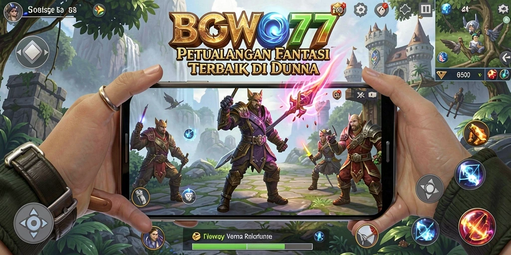 Tampilan gameplay BOWO77 yang menakjubkan dalam dunia RPG.