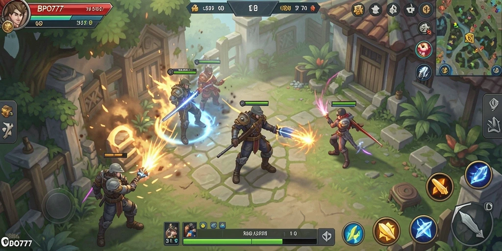 Tampilan gameplay menakjubkan dalam BPO777 dengan strategi mendalam.