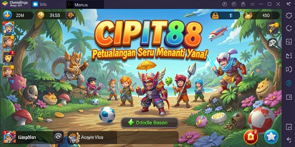 Screenshot gameplay menunjukkan aksi seru di <strong>CIPIT88</strong>.
