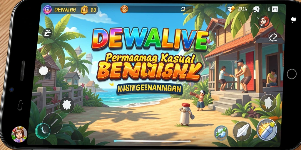 Menampilkan gameplay seru dan interaktif DEWALIVE.