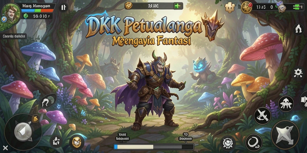 Screenshot gameplay DKK menampilkan aksi seru dalam petualangan.
