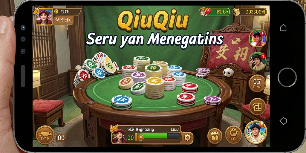 Tampilan menarik dari gameplay QiuQiu di DY01.