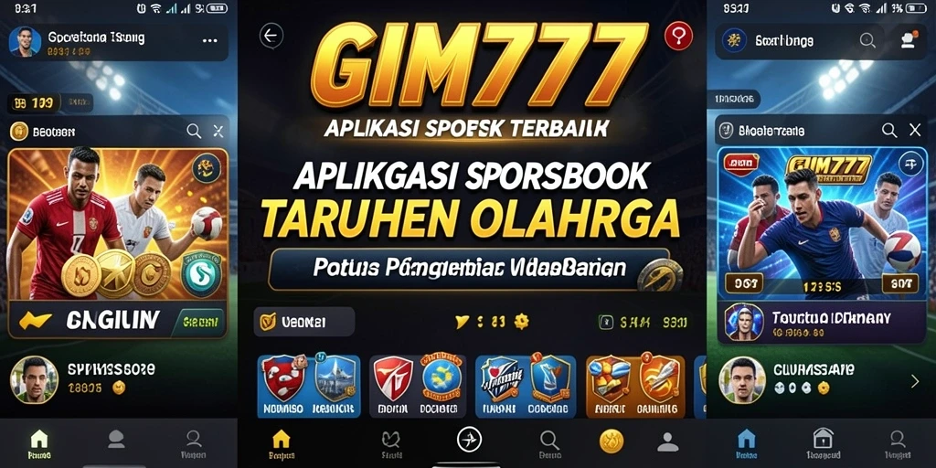 Tampilan menarik dari gameplay GIM777 dalam taruhan olahraga.