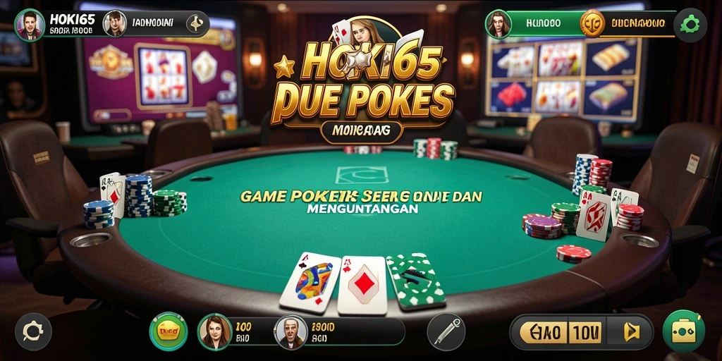 Screenshot HOKI65 menampilkan keseruan permainan poker yang mendebarkan.