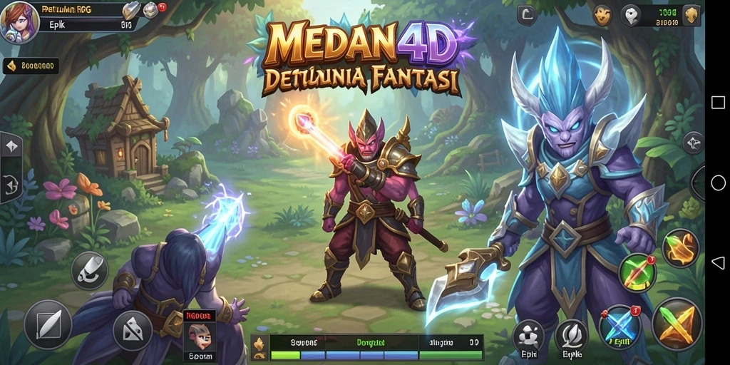 Gameplay seru dengan pertarungan dan eksplorasi dunia fantastis.