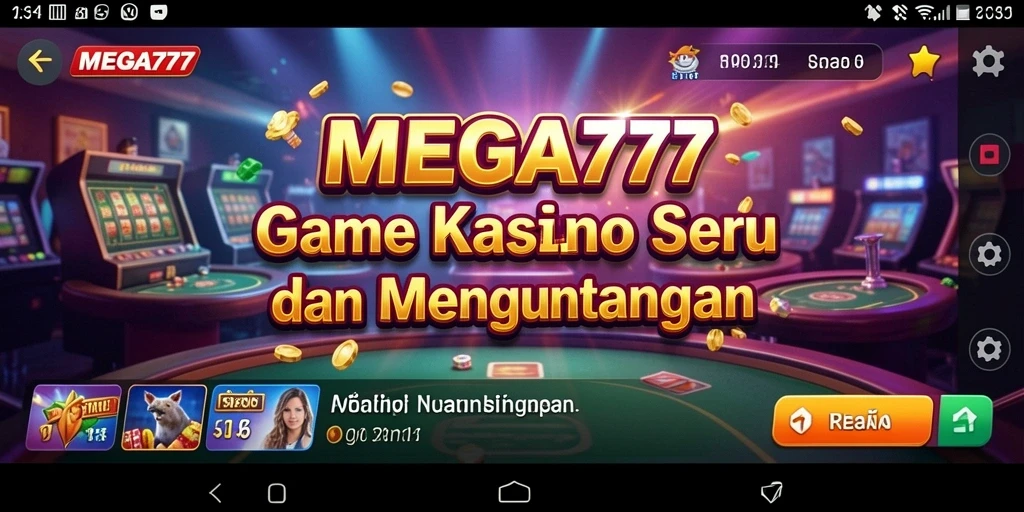 Tangkapan layar MEGA777 menunjukkan gameplay menarik dengan grafis yang luar biasa.