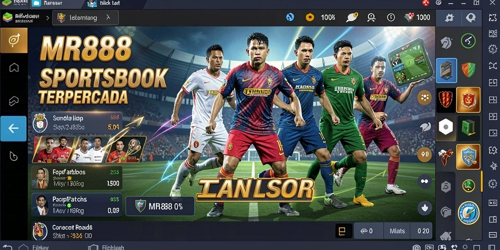 Tampilan menarik dari gameplay Sportsbook MR888 saat taruhan berlangsung.