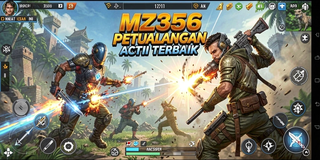 Tampilan gameplay menarik MZ356 dengan aksi mendebarkan dan karakter dinamis.