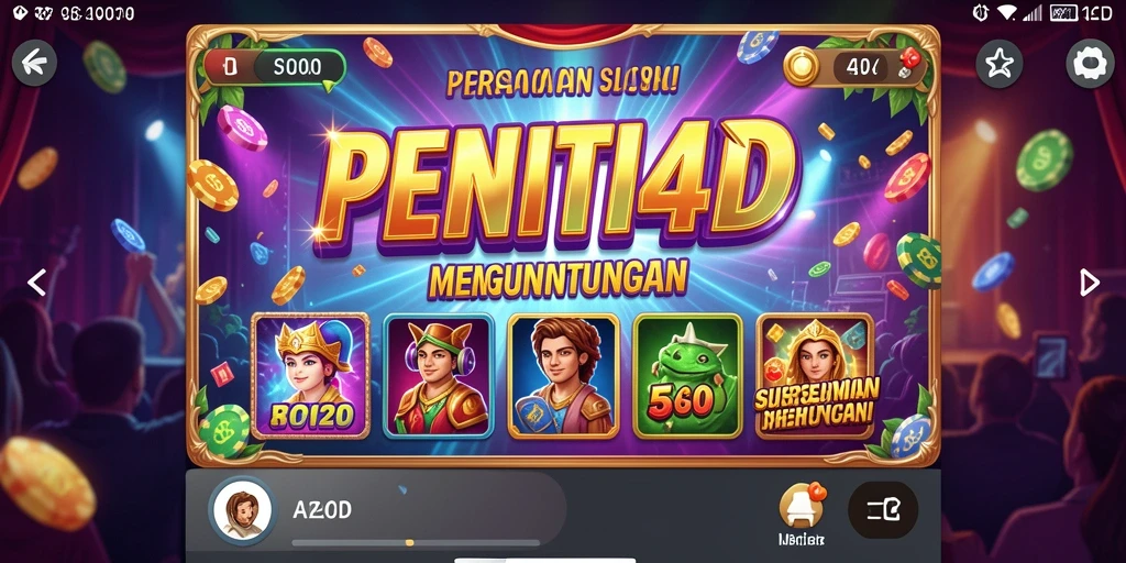 Tampilan gameplay menakjubkan dari PENITI4D yang memberikan pengalaman Slot terbaik.