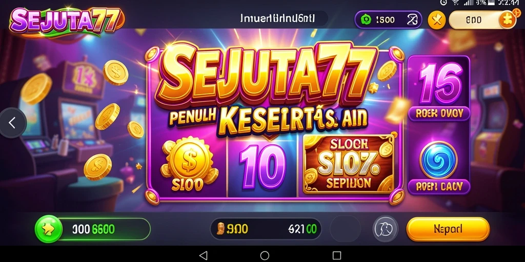 Tangkapan layar menampilkan gameplay seru dan grafis cemerlang SEJUTA77.