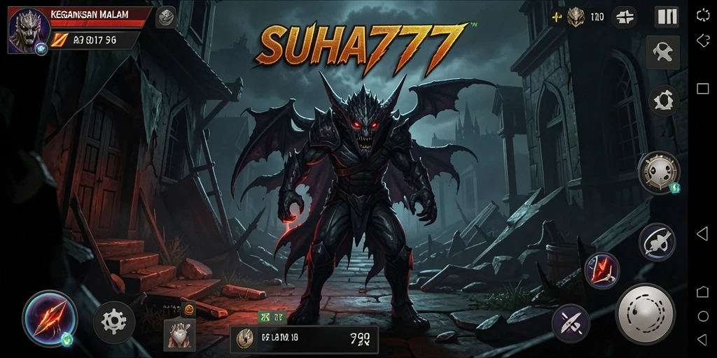 Tangkapan layar dari gameplay menakutkan di SUHU777.