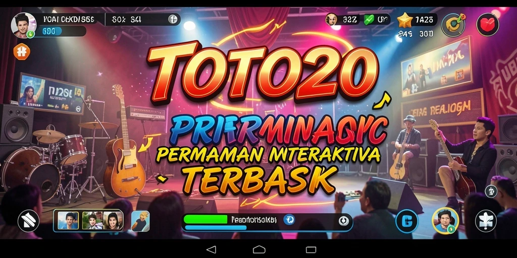 Tampilan gameplay TOTO20 yang menarik dengan berbagai pilihan lagu.