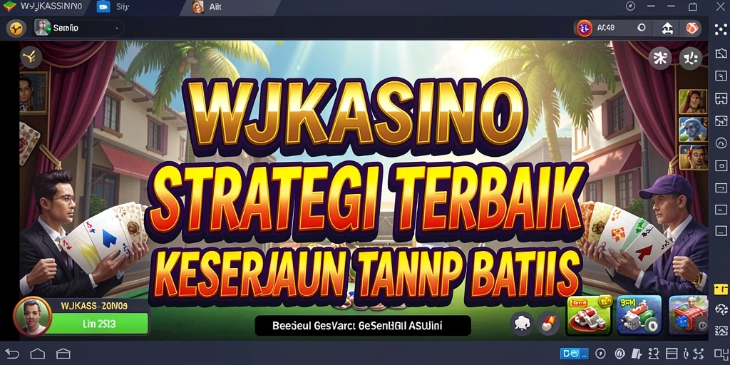 Tampilan menarik dari gameplay WJKASINO yang menegangkan.